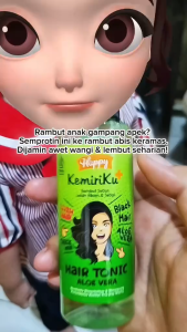 Happy Kemiriku Hair Tonic 125 mL - Tonik Kemiri Penyubur Rambut