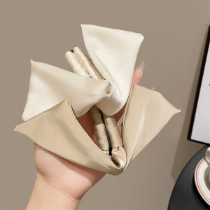 Qiao Duoyan Tai Thỏ Chuối Kẹp Thời Trang Cao Cấp Phong Cách Hàn Quốc Kẹp Tóc Cho Nữ Sang Trọng Dọc Đuôi Ngựa Kẹp Tóc