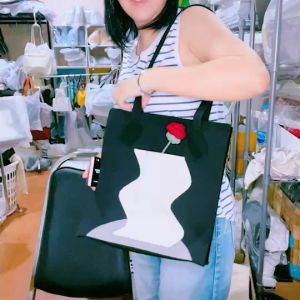 🔥พร้อมส่ง 🔥 BYB กระเป๋าผ้าทอหนา เก๋สุดใจ น่่ารัก ใช้ในชีวิตประจำวันได้ Code 6530