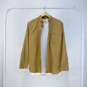 Kemeja Polos Pria Lengan Panjang Kemeja Basic Polos Bahan Katun Premium Kemeja Formal Kemeja Casual