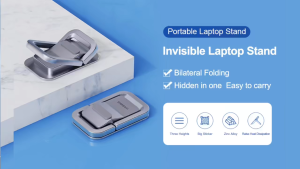 HAGIBIS ZN1 Laptop Stand: Compact Stable Ergonomic Design with Heat Dissipation Enhanced Durability and Multiple Height Options for Ultimate Comfort