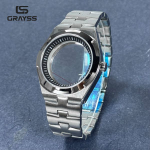 Fit Overseas Serieswatch case 41mm NH34 NH35 NH36 NH70 NH72 Movement elegant Mens Watch Part Mod for 28.5mm dial