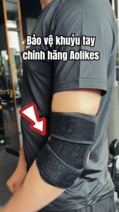Đai cuốn bảo vệ khuỷu tay  AOLIKES A-7946 hỗ trợ khi chơi thể thao Spring Sport Elbow Support Protector