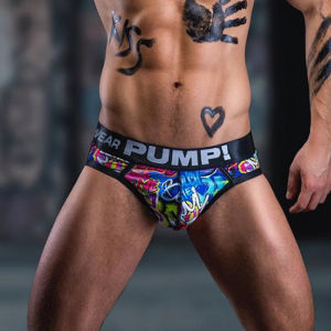 CMENIN PUMP 2Pcs โพลีเอสเตอร์นุ่มกางเกงในชายเซ็กซี่กางเกงในชายกางเกงชั้นใน Jockstrap ชุดชั้นในผู้ชายสั้น ๆ คุณภาพสูง MP223