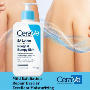 CeraVe Renewing SA Lotion 237ml Salicylic Acid Moisturizer Vitamin D for Rough and Bumpy Skin