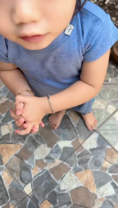 Lobster 750 - Gelang Bayi Nori Kaca Titanium Anti Karat / Gelang Bayi Anti Karat