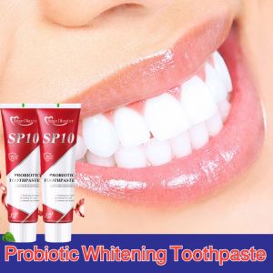 [Better Than Teeth Cleaning] Sp10 Probiotics Fast-Acting Whitening Toothpaste Whitening Teeth Remove Yellow Tartar Eliminate Bad Breath 益生菌牙膏