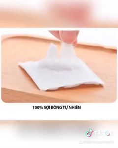 Bông tẩy trang 222 miếng Magic Lady 3 lớp - 100% cotton không xơ bông thấm hút dung dịch dễ dàng thân thiện với mọi làn da - Phụ kiện trang điểm  Trùm Sỉ Gia Thành