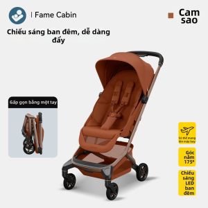 Xe đẩy trẻ em gấp gọn ngả lưng siêu nhẹ đạt tiêu chuẩn cabin máy bay cho bé 0-3 tuổi