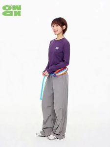OWOX | Áo Thun Tay Dài Cổ Tròn Thông Gió Dành Cho Đôi Lovers Slim Waist