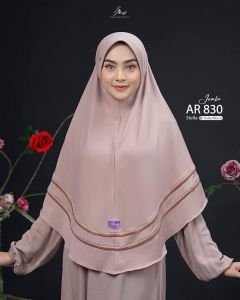 Arrafi AR 830 Jilbab hijab kerudung bergo krudung wanita dewasa jersey instan syari jumbo lise garis best seller terbaru new terlaris modern kekinian murah viral 2024 adem murah promo cantik pet antem bahan stella cantik bayar di tempat COD gratis ongkir