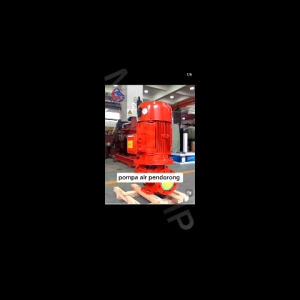 MAXPUMP Mesin Pompa Air XBD80-160/7.5Kw 3phase Khusus Padamkan Api HYDRAULIC PUMP 7.5kw 10hp Pompa Hydrant Pompa Booster Pompa Pendorong 3inch 380volt - Merah