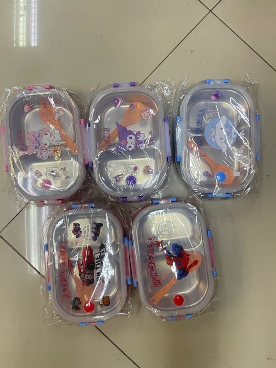 stainless lunch box cartoon character | Lazada PH