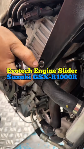 Evotech Frame Slider Suzuki GSXR1000R GSXR1000 Gixxer Engine Slider Engine Protector