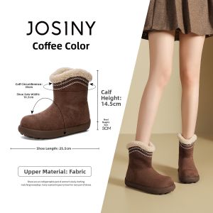 Josiny | Fleece Lined Insulated Non-slip Snow Boots
