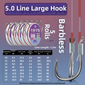 LAODAO | No Barb Fishing Hooks