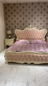 GIƯỜNG NGỦ NỈ HỒNG CÔNG CHÚA TÂN CỔ ĐIỂN CAO CẤP 881B