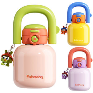 1000ml Double Thermal Mug with Straw & Handle Vacuum Insulated Flask Double-Layer Insulated Cup for Cold Hot Beverages