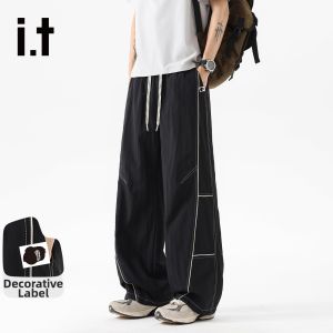 FINGERCROXX | Summer New Casual Loose Large Size Wide Leg Pants M