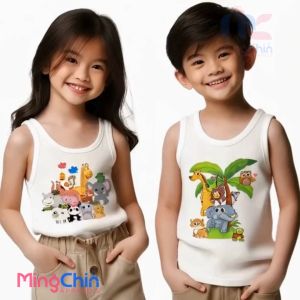 ✅ Leo ™️🔖 SANDO STRIPE for KIDS Boy or Girl 1 to 8 Yrs | CAMO Sandos PAMBAHAY Set for Kid Boys & Girls Ootd Outfit | Baby to Newborn Sizes 2 - 3 4 - 5 6 - 7 8 up years old | Damit Panglakad PamBata | COD Bargain Sale + Free Shipping - Ming Chin