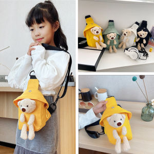 Custom Logo Cartoon Bear Design Kids Bag