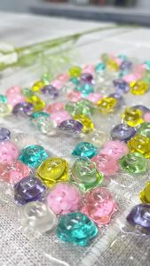 7 IN 1 Flower Laundry Gel With Scent Beads Gel Pod Detergent Softener Washing Cleaner Concentrate Cleaning Fragrance Gel