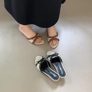 French Vintage Decorative Stylish Comfortable Roman Sandals