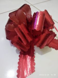 (JUMBO) pita tarikpita tarik motif timbulpita buket pita instan pita kado