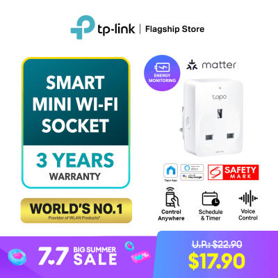 TP-Link Matter-Certified Energy Monitoring Smart Plug Mini Tapo P110M