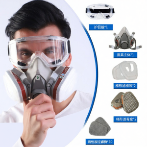 Toxic Gas Organic Vapor Acid and Base Dust Respiratory Protection Mask