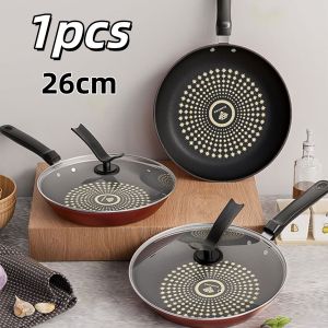 26cm Cast Iron Omelette Pan Multi Functional Non-Stick Frying Pans Easy To Clean Gas Stove Compatible Kitchen Cooking Utensils