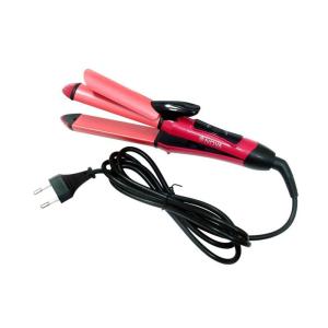 Catokan Rambut Smoothing 2In1 Pelurus Rambut Curly Lurus Tahan Lama NV-2009