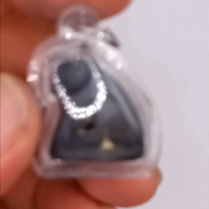 K518 เสือ หลวงพ่อปาน วัดคลองด่าน เนื้อ สัมฤทธิ์ เลี่ยม กรอบพระ กันน้ำ ขนาด 1.5x3.0 ซม.