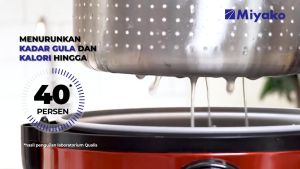 Magic Com Miyako MCM 721 LST Low Sugar (18 Liter) / Rice Cooker Miyako Rendah Gula dan Carbo MCM721LST Magic Com Multifungsi 5 In 1 Panci Stainless 304 Anti Karat - Lazada