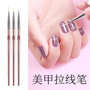 Ultra-Fine Manicure Professional Line Drawing Pen Japanese Artificial Nails Hook Line Pen Flower Drawing Pigment Liner Beginner Practice Pen Set