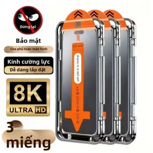 TAOYUNXI | Bộ 3 Miếng Dán Bảo Vệ Màn Hình Kính Cường Lực Cho Samsung A56/A55/S25 FE/S26 Ultra/A57/A16/A36/A35/A17/A26/A27/S23 Plus Phim Chống Gián Điệp Kính Cường Lực Chống Vân Tay Tự Động Căn Chỉnh