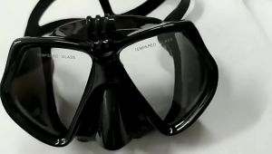 TaffSPORT Kacamata Selam Tahan Baret Anti Embun Snorkeling Scuba Diving with GoPro Mount - AS304
