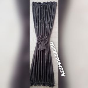 KORDEN JENDELA MINIMALIS PITA IKAT TENGAH TEBAL /Gorden murah tapi mewah