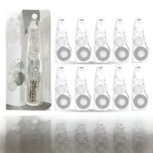 plus Pleast Transparent Correction Tape Cartridge Replacement Core WH615 General Purpose Correction Tape Refillable Core