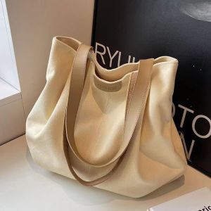 Large Capacity Ladies 2024 New Student Single Shoulder Tote Bag for Commuting And Class Mini Size Early Morning Bag