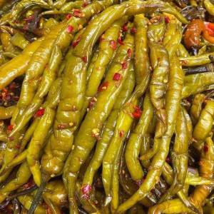 Pickled Green Chili For Accompanying Meals Salted Dish Appetizer Cold Side Dish