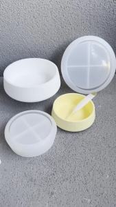 Large Bowl Shape Candle Jar Concrete Molds DIY Cement Garden Planters Big Storage Vessel Silicone Mold DIY Home Crafts Tools