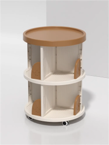 360° Rotating Bookshelf Space-Saving Childrens Floor-Standing Bookshelf Minimalist Home Design