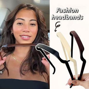 Fashion Angel Girl INS Thời trang mới phong cách tối giản của phụ nữ vô hình Headband nhiều màu sắc phong cách kính vuông Headband bên EVERYDAY món quà sinh nhật