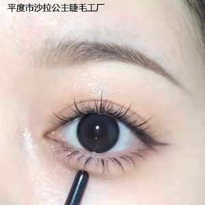 READY STOCK Four Feather Fan False Eyelashes personal grafting eyelashes extension Thin stems grafted with small devil segmented single cluster
