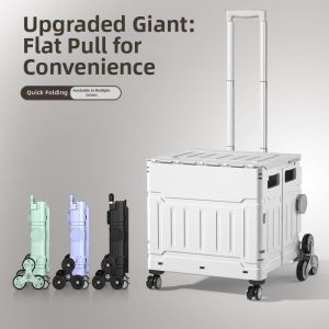 Waterproof Portable Elderly Shopping Handcart