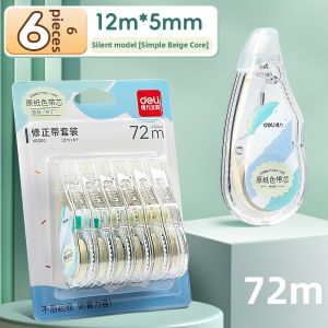 deli | Durable Aesthetic Super Smooth Correction Tape
