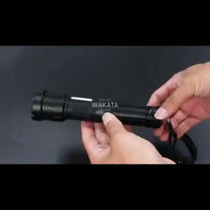 Senter Led Super Terang Mini Rechargeable Black 30W COB