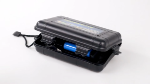 TaffLED Senter LED Flashlight Cree XM-P50 with Baterai and Charger - E17 - Black