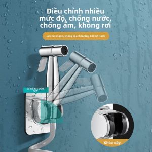 MONLEYTA | Giá đỡ phun nước rửa bồn cầu có thể điều chỉnh đa năng Giá đỡ vòi sen trong nhà tắm Phụ kiện vệ sinh gia dụng